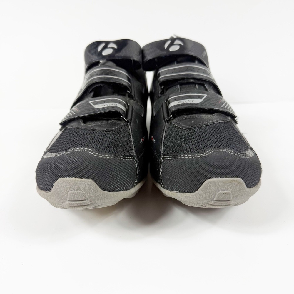 Bontrager Evoke Mountain Bike Shoes Mens Size 45/12 Black SPD Cleats MTB Cycling - Picture 2 of 8